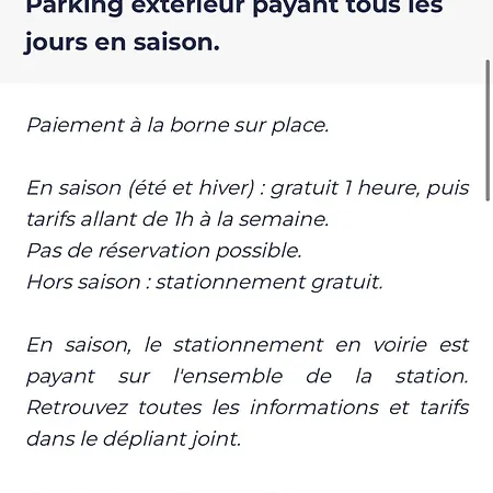 Coup De Coeur - Centre Station, Proche Pistes De *