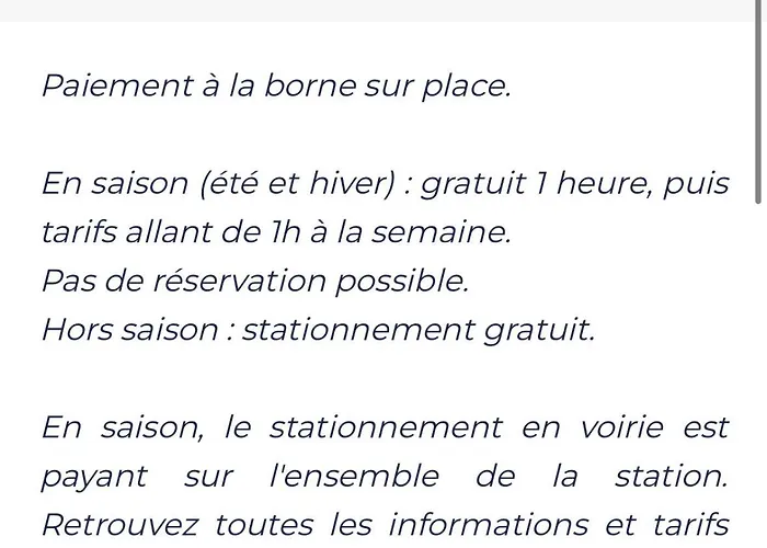 Coup De Coeur - Centre Station, Proche Pistes De *